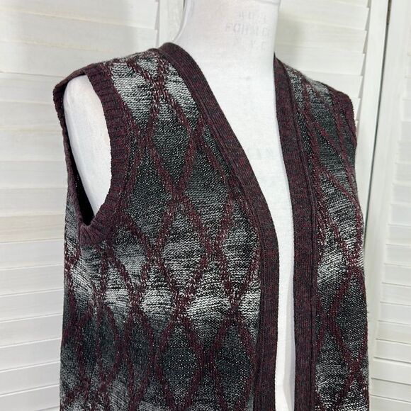 Cardigan Vest Size LP Christopher & Banks NWOT - Picture 4 of 16